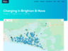 Electric Brighton - Charge point map (desktop)