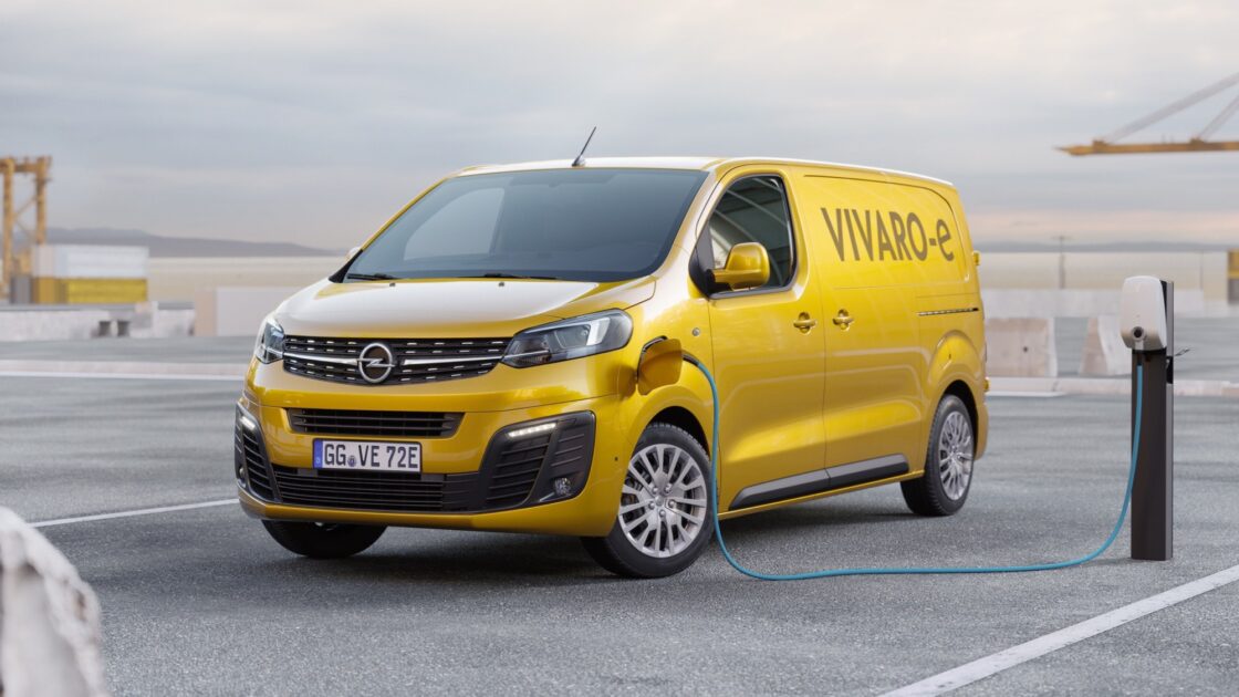 How long does it take to charge a Vauxhall Vivaroe?