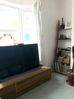 Finished lounge - TV unit