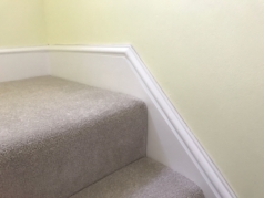 Finished stair skirting upstairs